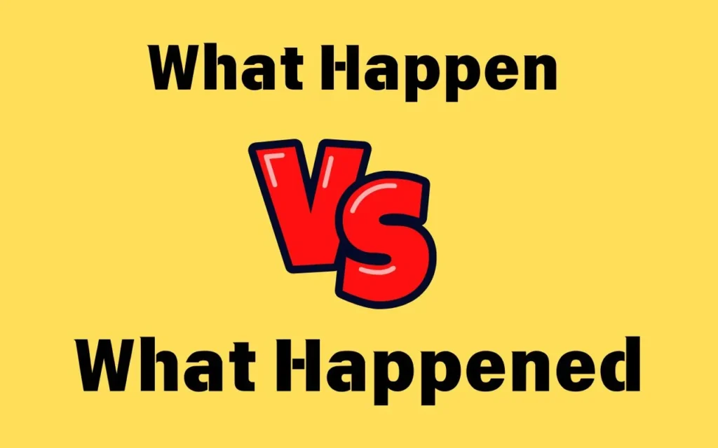 Read more about the article 🕒 What Happen or What Happened? Master Verb Tenses Easily